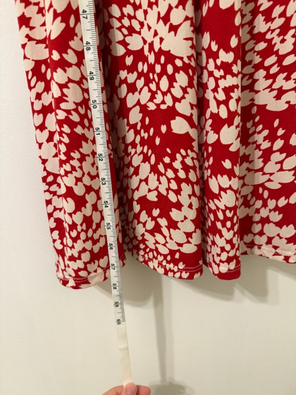 XOXO Women's Red and White Dress - Picture 6 of 7